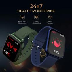 BeatXP Marv Ace 1.85' HD Always On Display BT Calling, 100+ Sports Modes With IP67 Smartwatch (Persi
