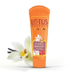 Safe Sun UV Screen Matte Gel PA+++ SPF - 50
(50g) Lotus Herbals