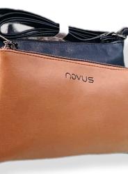Novus Blue Brown Colored Designer Side Bag For Women