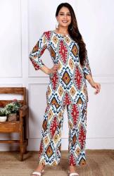 Cotton Digital Printed Co Ords Set For Women 