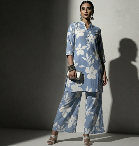 Cotton coords set for women