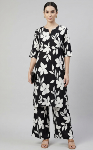 Designer cotton Coords set 