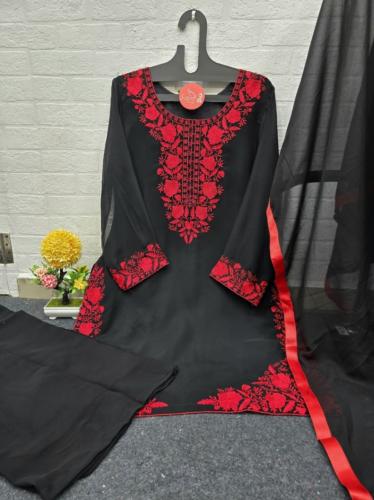 Saiyara suit bollywood style embroidered